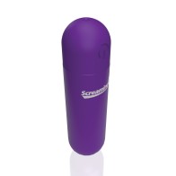 Vibrador Bullet Recargable de Toque Suave Púrpura