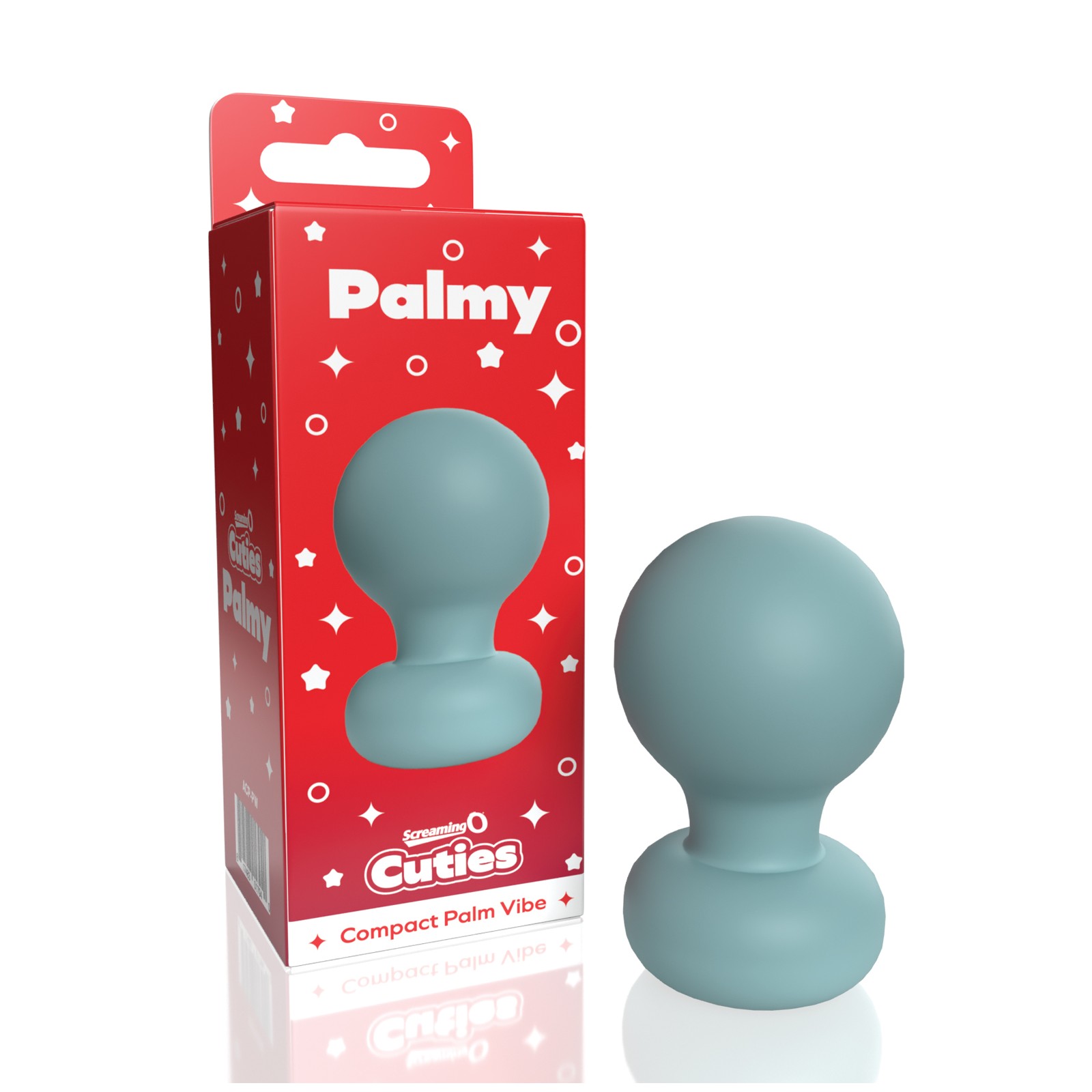 Screaming O Cuties Palmy Vibrator Powder Blue Compact