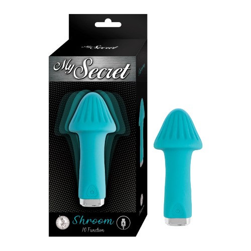 Vibrador Bullet My Secret Shroom en Aqua