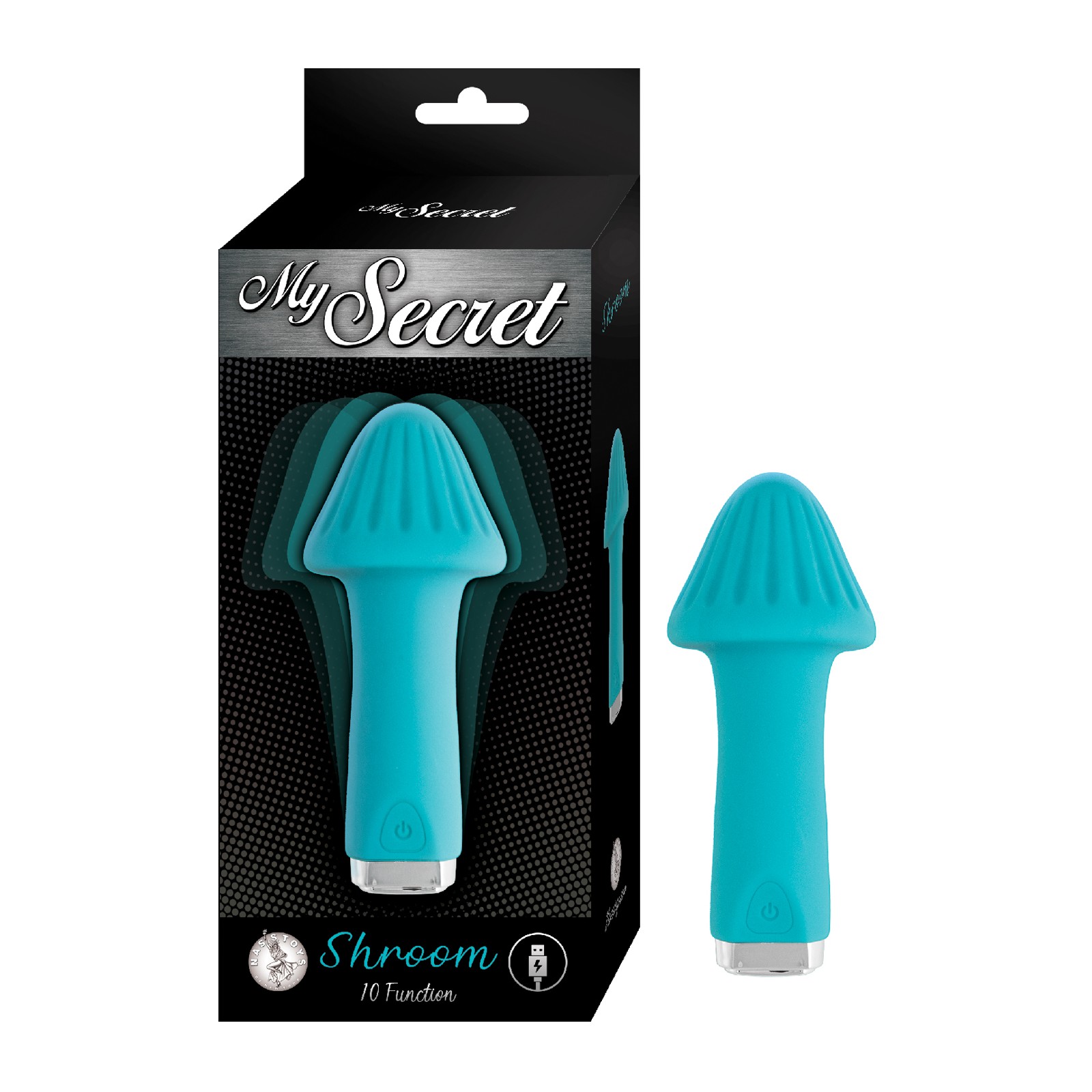 My Secret Shroom Bullet Vibrator in Aqua