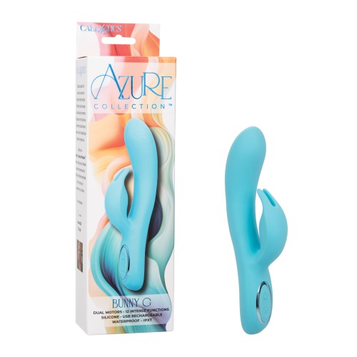 Azure Collection Bunny G Rabbit Vibrator Blue