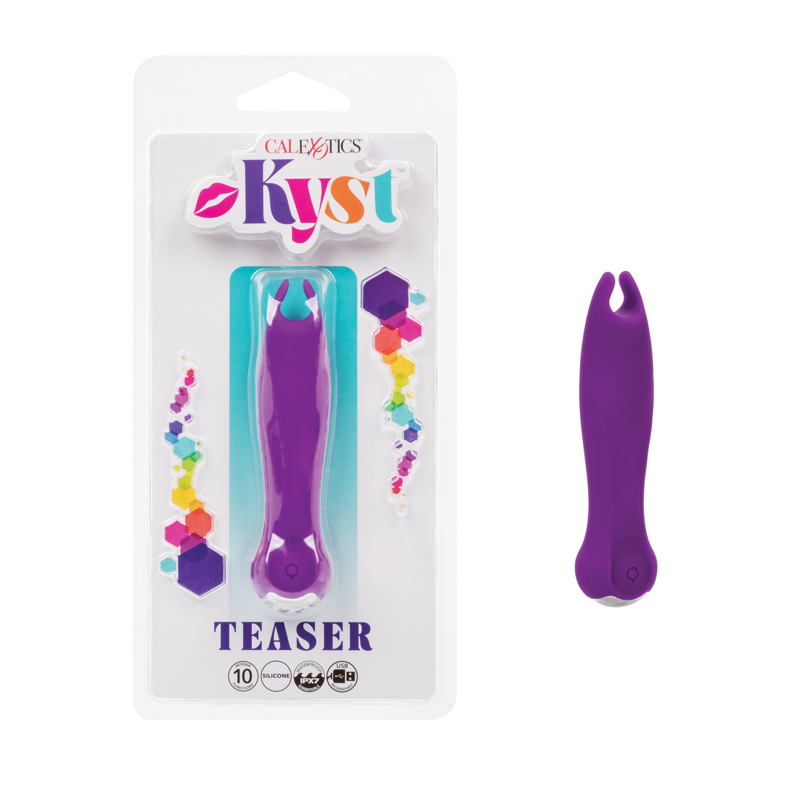 Kyst Teaser Stimulator with Flickering Ticklers - Purple