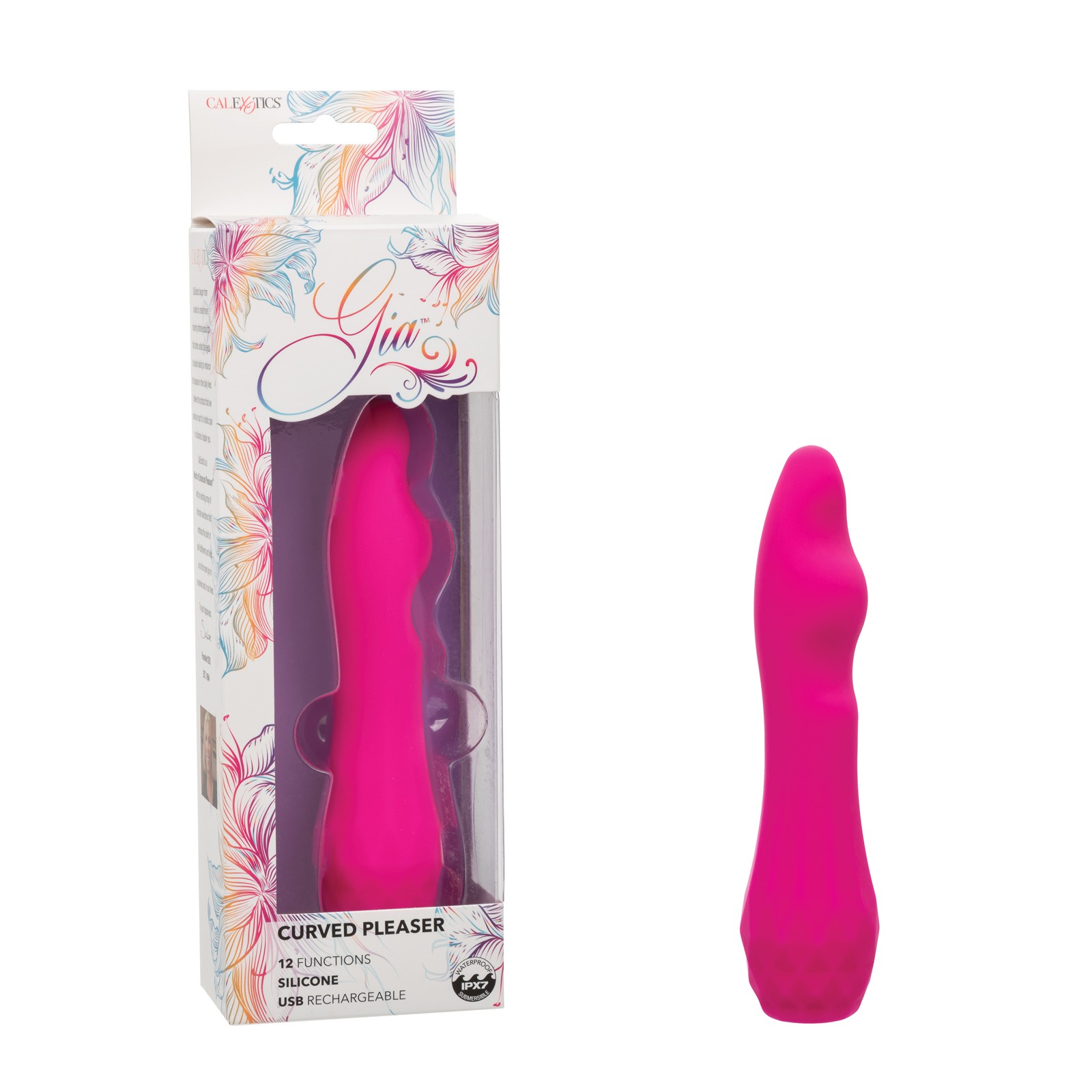 Gia Curved Pleaser Pink