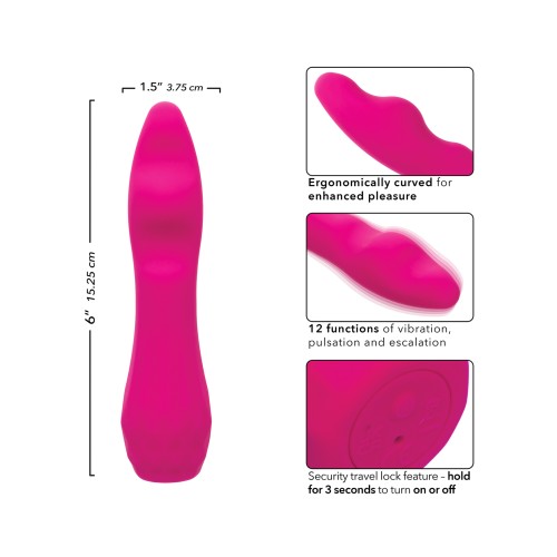 Gia Curved Pleaser Pink