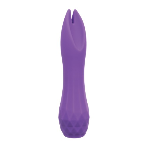 Gia Dual Flicker Vibrador Púrpura