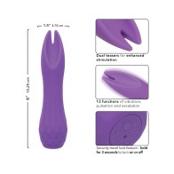 Gia Dual Flicker Vibrador Púrpura