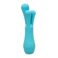 Gia Triple Teaser Vibrator Aqua