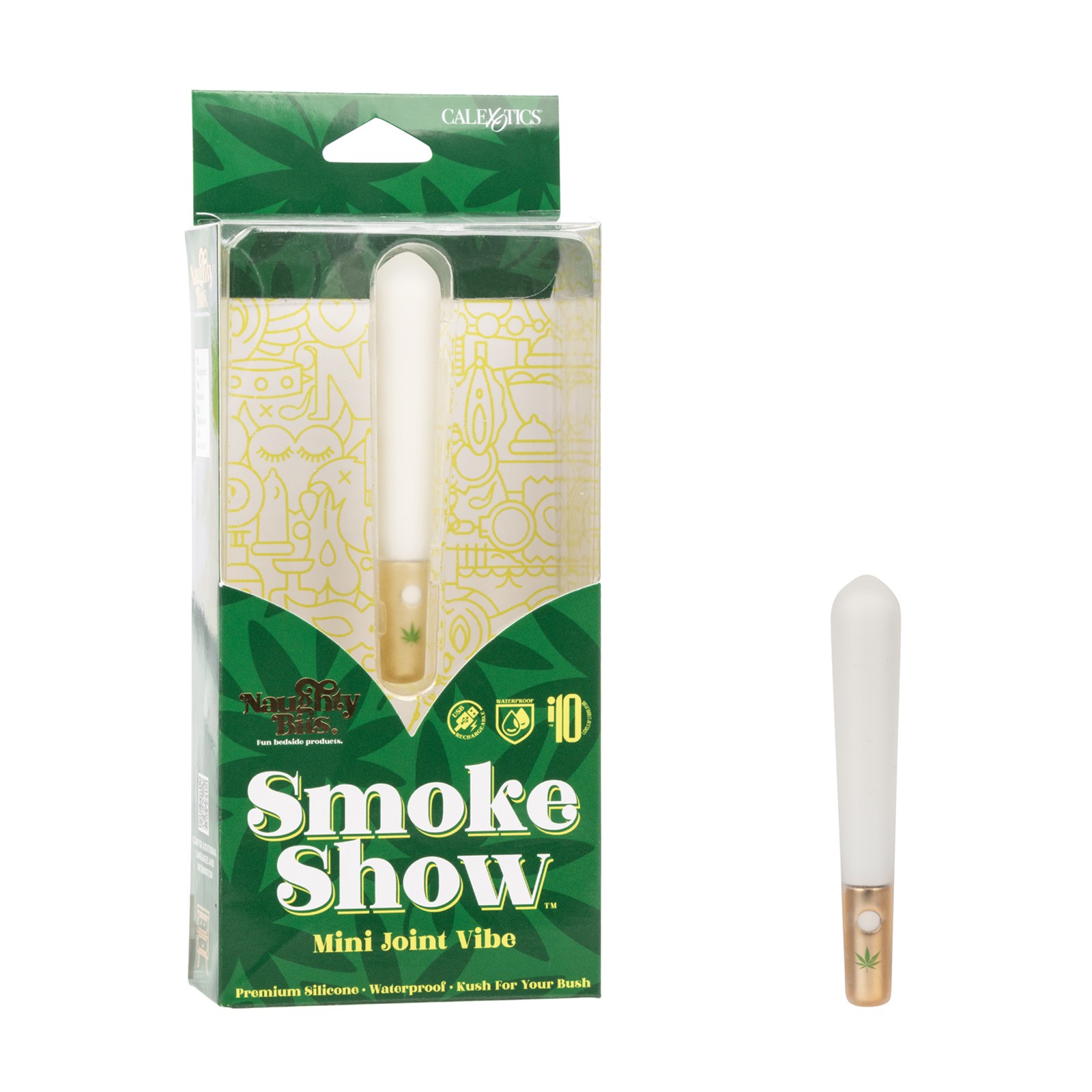 Naughty Bits Mini Vibe Smoke Show - Blanco