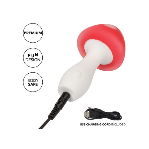 Naughty Bites Muff Shroom Playful Massager Red/White