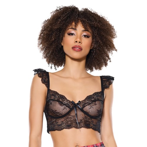 Scallop Stretch Lace Soft Cup Bralette