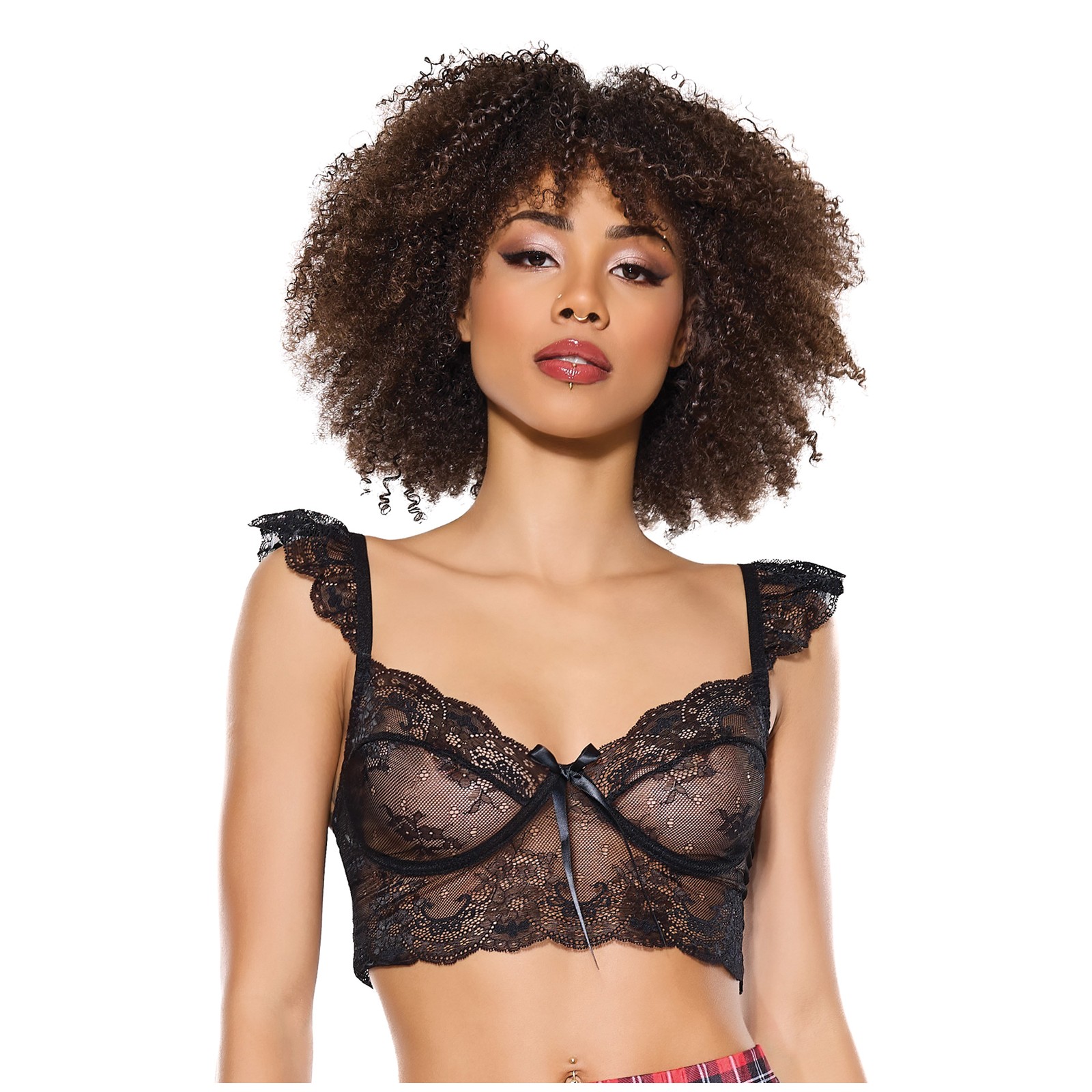 Scallop Stretch Lace Soft Cup Bralette