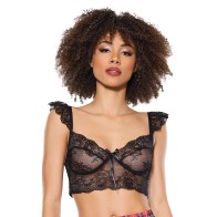 Scallop Stretch Lace Soft Cup Bralette