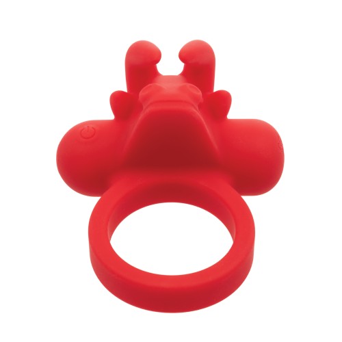 Couple's Enhancer Silicone Rechargeable The Matador Red