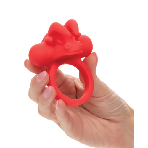 Couple's Enhancer Silicone Rechargeable The Matador Red