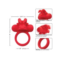 Couple's Enhancer Silicone Rechargeable The Matador Red