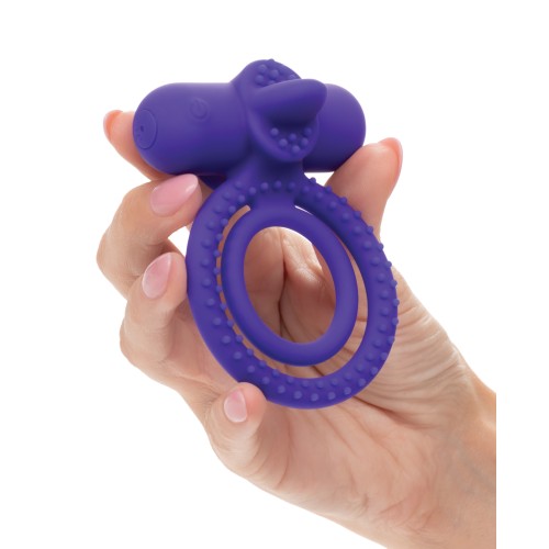 Silicone Rechargeable Dual Climaxer with Tongue