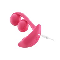 Melody Twin Balls Clit & G-Spot Vibrator - Pink