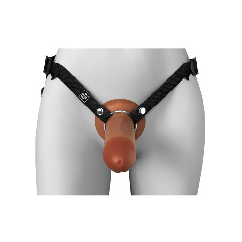 Fantasy X-Tensions Elite Hollow Strap-on with Harness - Brown