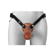 Fantasy X-Tensions Elite Hollow Strap-on with Harness - Brown