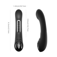 Tempo App-Controlled Flapping Vibrator - Black