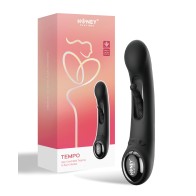 Tempo App-Controlled Flapping Vibrator - Black