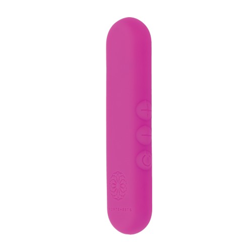 Pistón Plano Vibrador Rosa