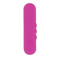 Pistón Plano Vibrador Rosa