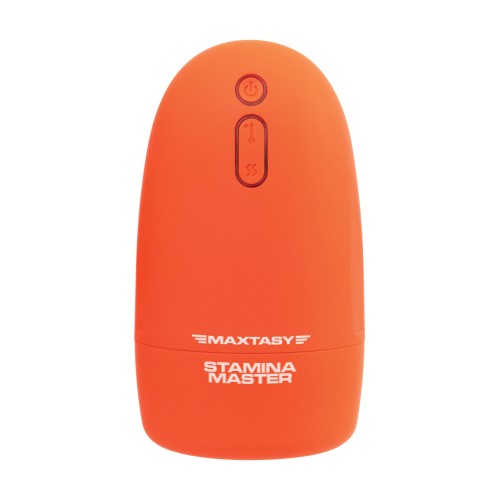 Maxtasy Stamina Master Heat up Stroker Orange