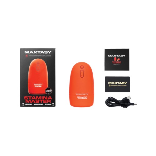 Maxtasy Stamina Master Heat up Stroker Orange