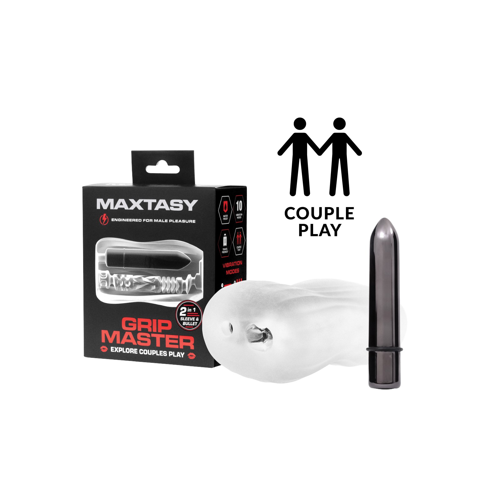 Maxtasy Grip Master Sleeve for Enhanced Pleasure