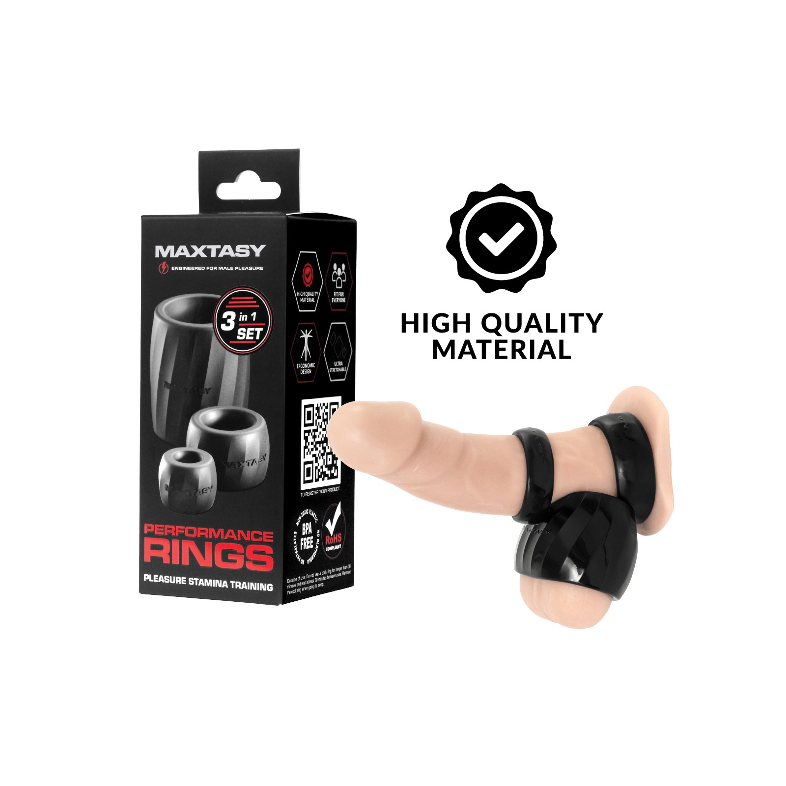 Maxtasy Performance Rings for Enhanced Pleasure