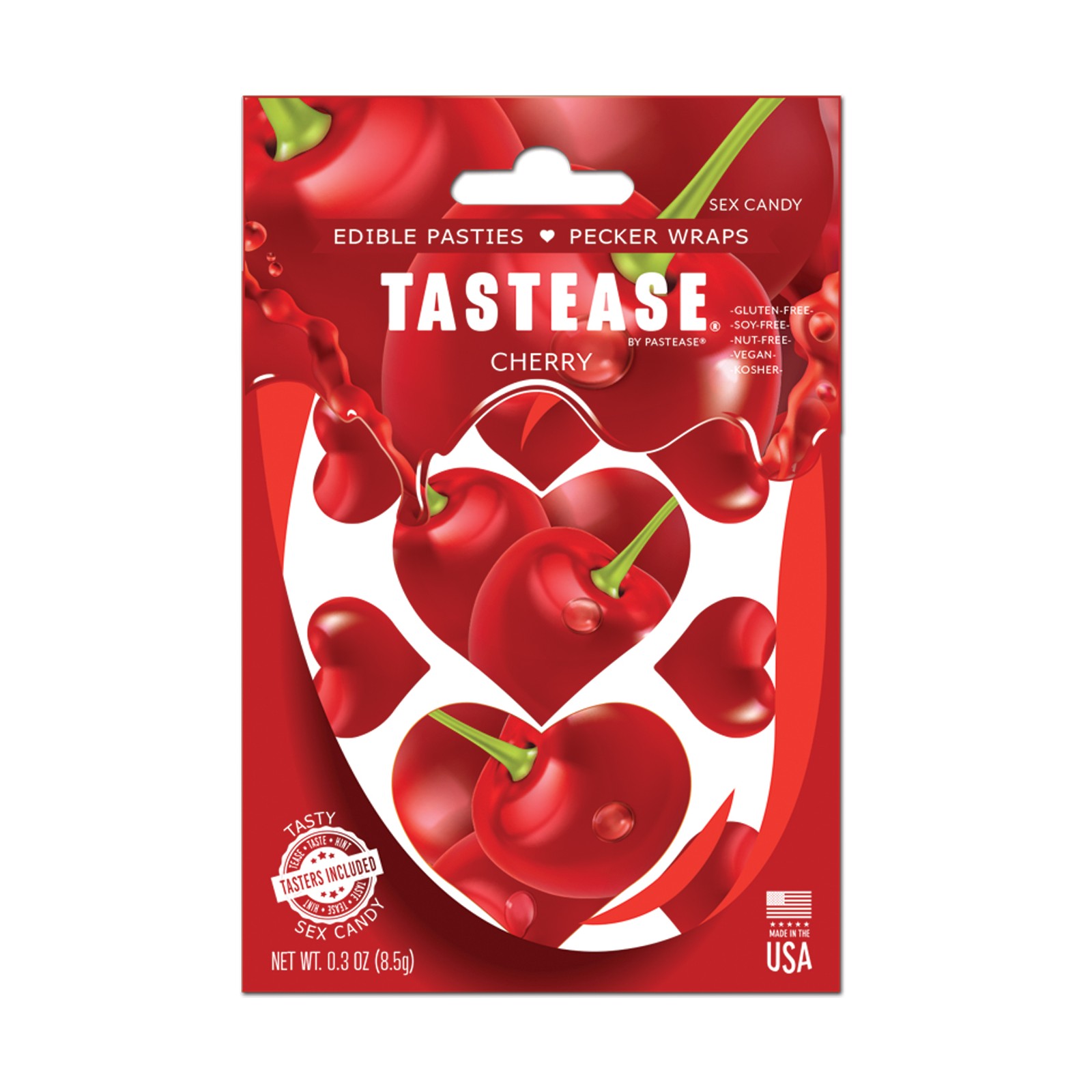 Pastease Tastease Pasties Comestibles Cereza