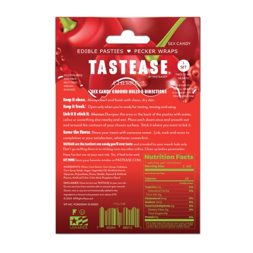 Pastease Tastease Pasties Comestibles Cereza