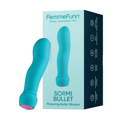 Bullet Sormi Con Forma de Dedo Femme Funn - Turquesa