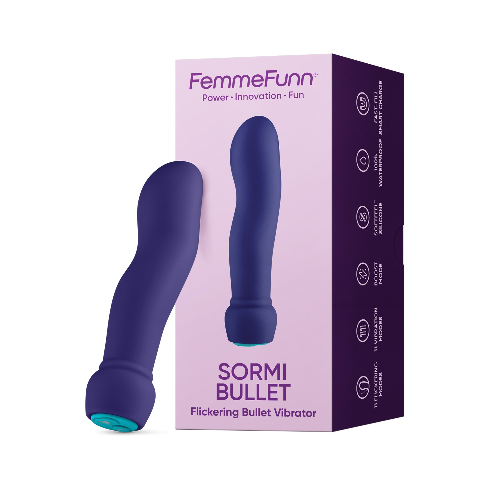 Femme Funn Sormi Fingerlike Bullet Purple