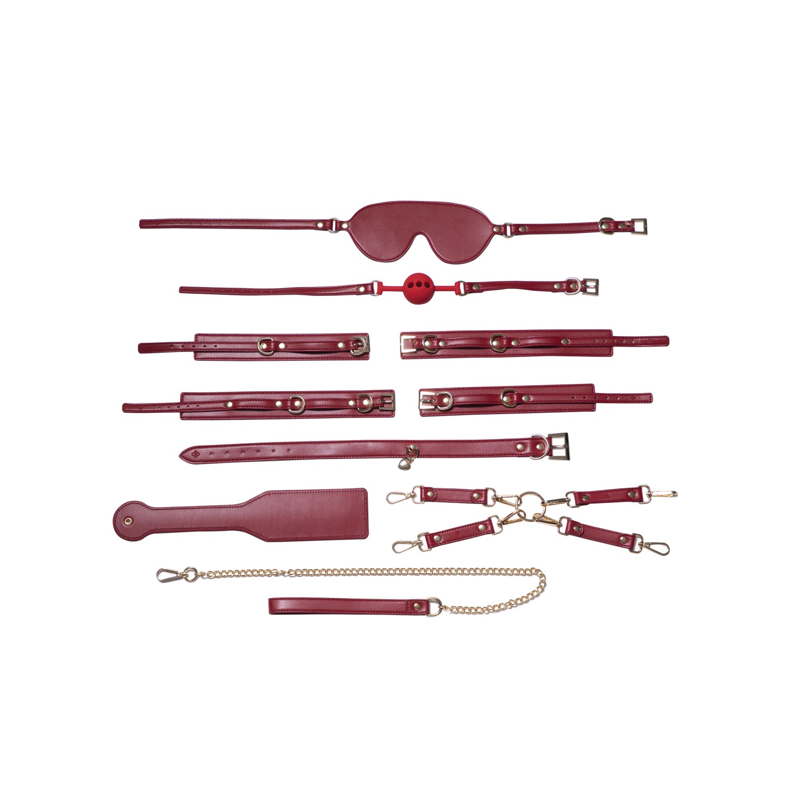 Kinky Play Box 8 pc Set Red Kit