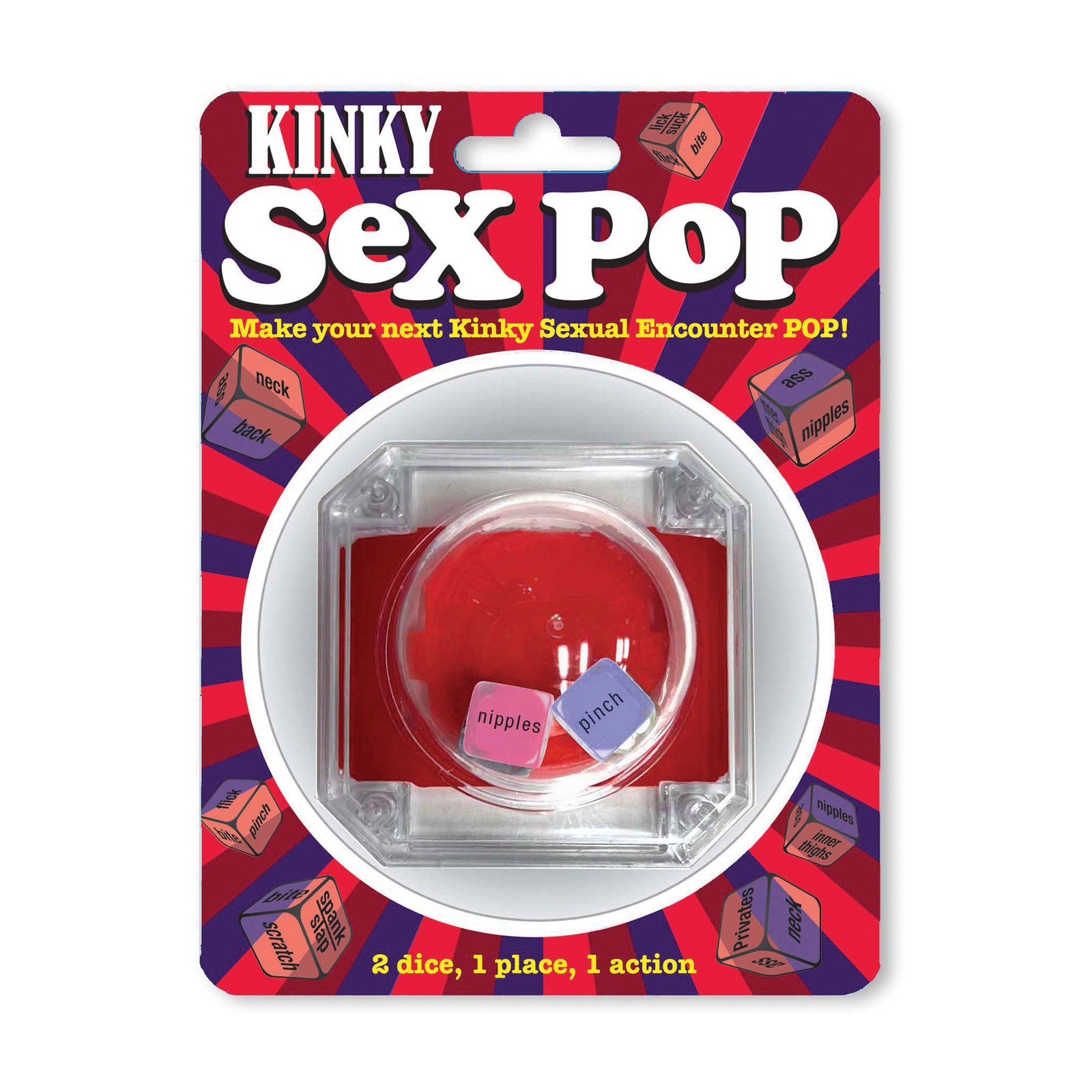 Juego de Dados Kinky Sex Pop para Parejas