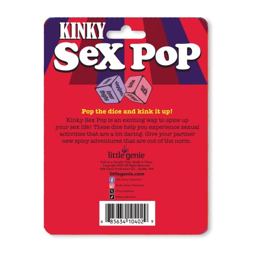 Kinky Sex Pop Dice Couples Game