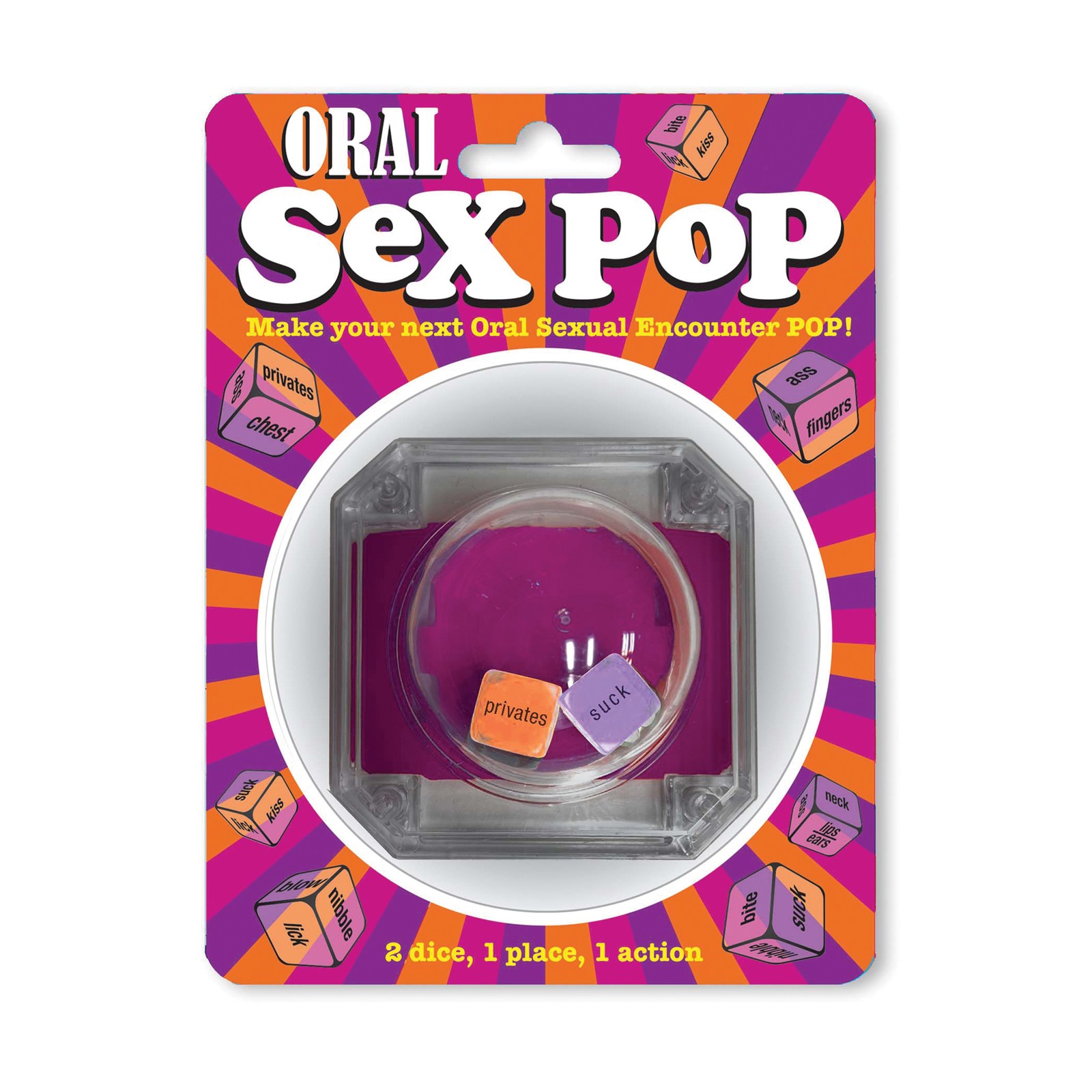 Juego de Dados para Parejas Oral Oops - Agrega Diversión