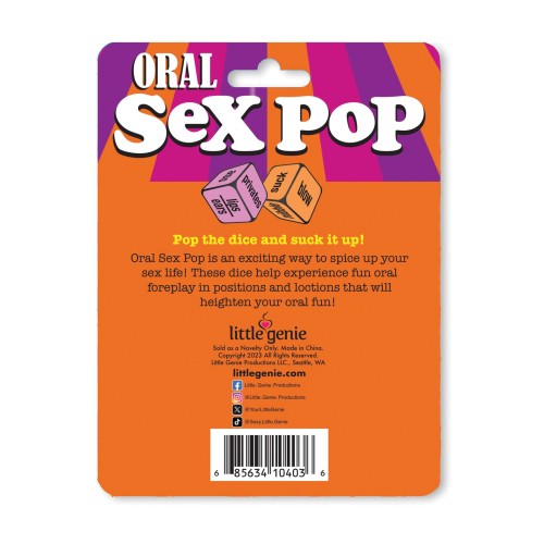 Juego de Dados para Parejas Oral Oops - Agrega Diversión