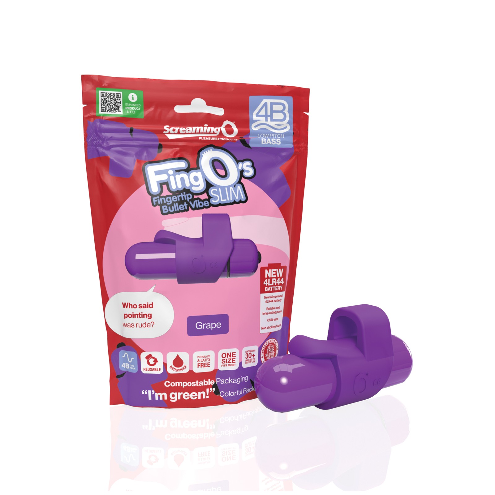 Screaming O 4B FingO Slim Vibrator