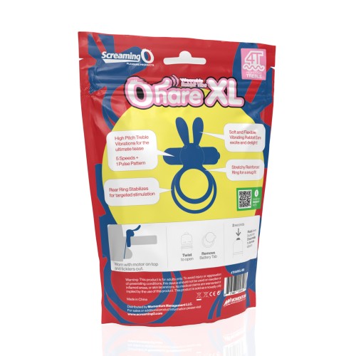 Screaming O 4T Ohare XL Conejo Vibrador - Blueberry