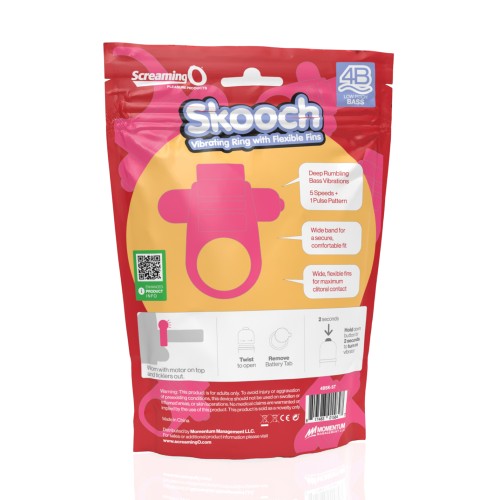 Screaming O 4B Skooch Strawberry Vibrating Ring