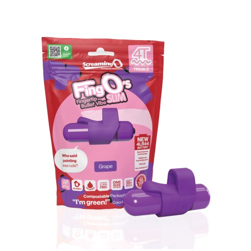 Screaming O 4T FingO Slim Vibrator Grape