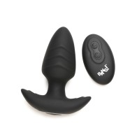 Bang! Tapón Anal Rotatorio y Vibrante con Control Remoto para Placer Total