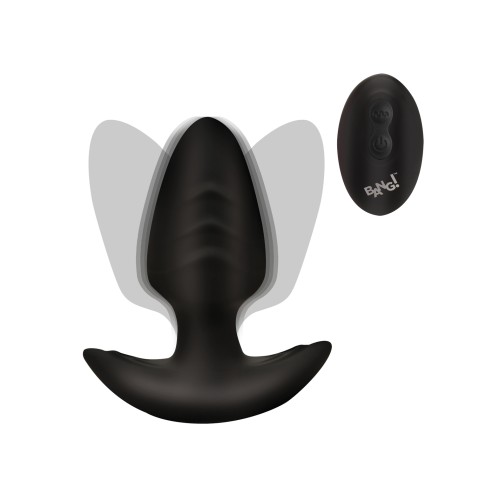 Bang! Tapón Anal Rotatorio y Vibrante con Control Remoto para Placer Total