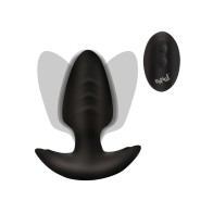 Bang! Tapón Anal Rotatorio y Vibrante con Control Remoto para Placer Total