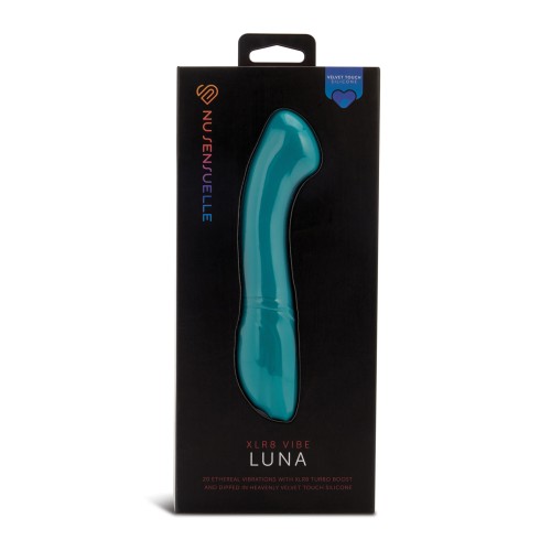 Vibrador Verde Esmeralda Luna Toque de Terciopelo