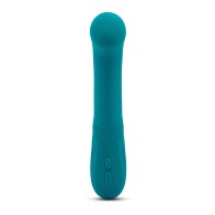 Vibrador Verde Esmeralda Luna Toque de Terciopelo