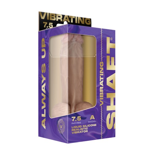 Dong Vibrador Silicona Líquida 7.5" Verde Pino